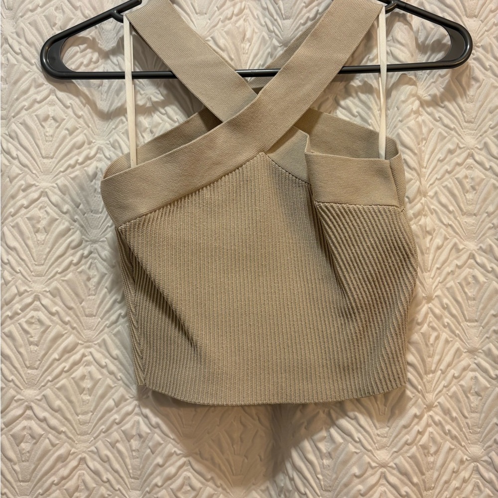🔥Host Pick🔥BABATON Sculpt Knit Criss Cross Cropped Tank - Picture 8 of 8